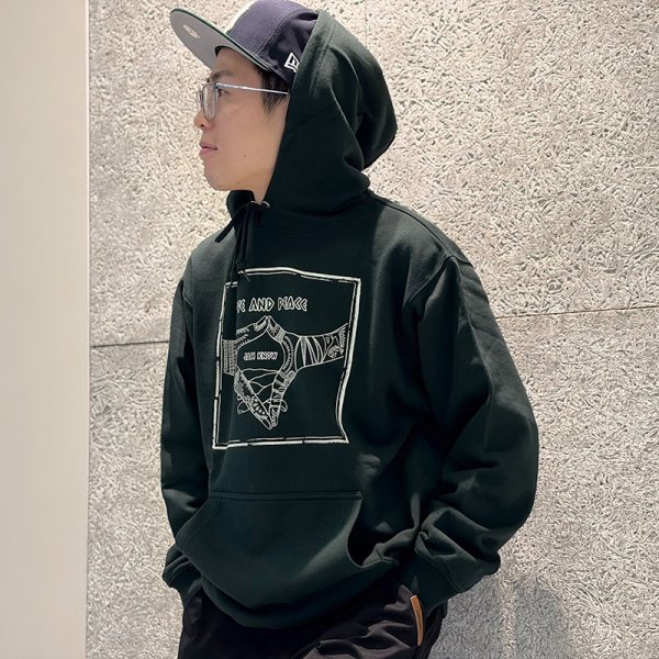 画像12: PeeTee. (ピーティー) “LOVE AND PEACE LIGHT HOODIE” (12)