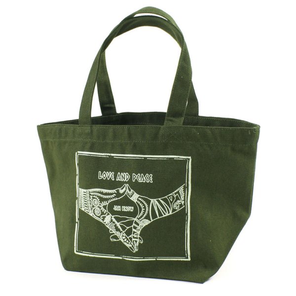 画像1: PeeTee. (ピーティー) “LOVE AND PEACE MINI TOTE” (1)