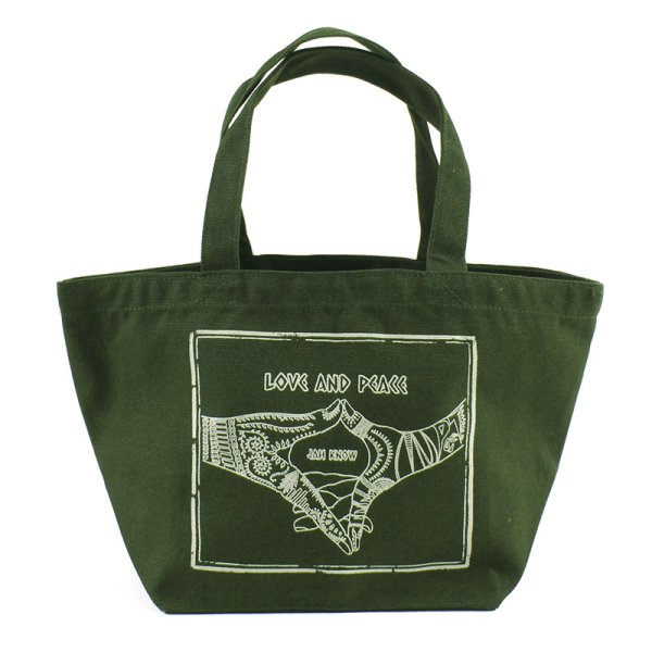 画像2: PeeTee. (ピーティー) “LOVE AND PEACE MINI TOTE” (2)