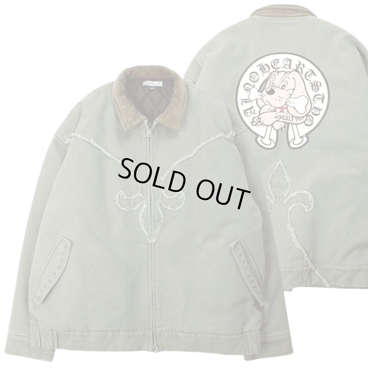 画像2: GALFY(ガルフィー) “百合の紋紋カバーオール” (2)