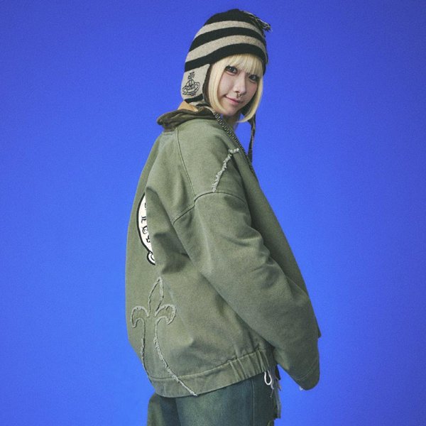 画像17: GALFY(ガルフィー) “百合の紋紋カバーオール” (17)