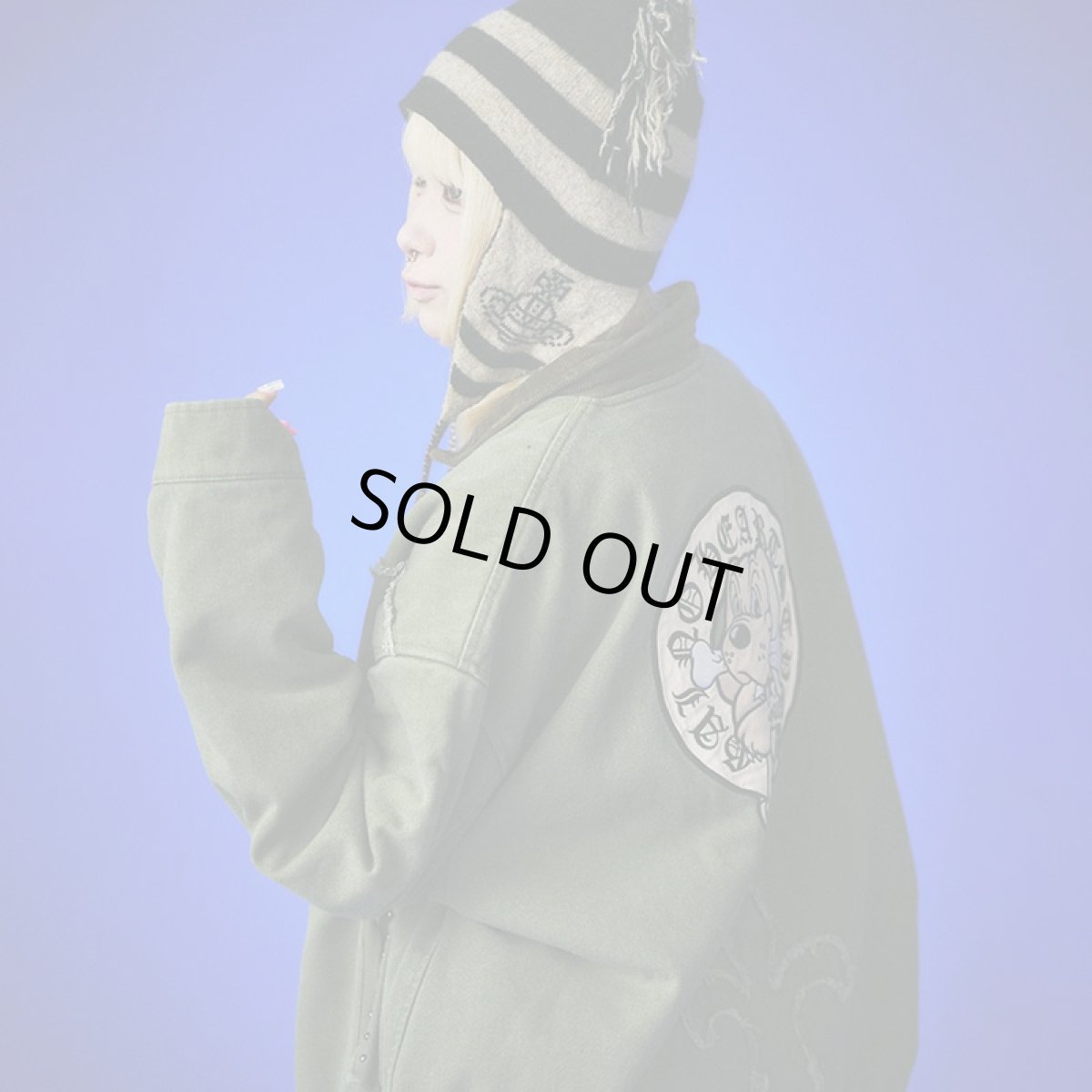 画像1: GALFY(ガルフィー) “百合の紋紋カバーオール” (1)