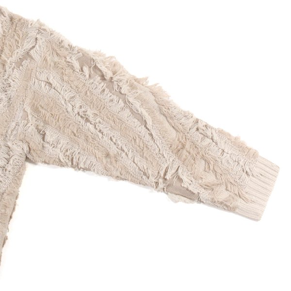 画像8: PeeTee. (ピーティー) “FRINGE JACQUARD KNIT” (8)