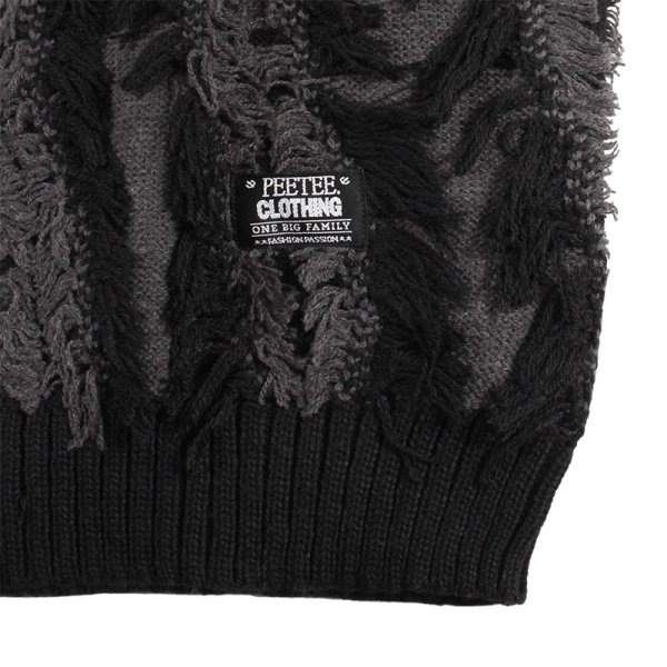 画像5: PeeTee. (ピーティー) “FRINGE JACQUARD KNIT” (5)