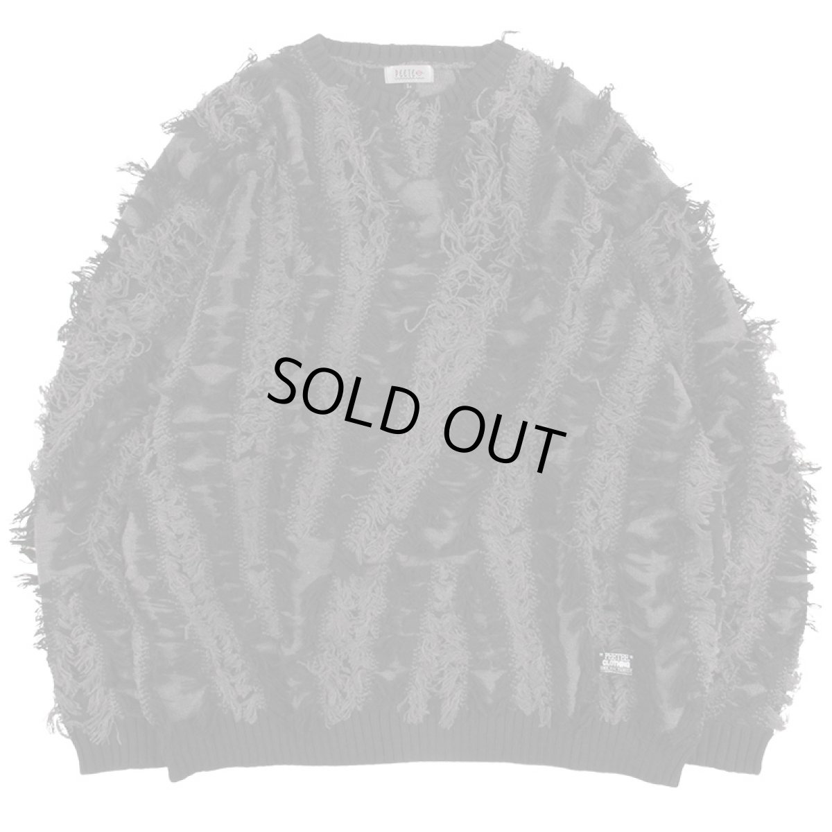 画像1: PeeTee. (ピーティー) “FRINGE JACQUARD KNIT” (1)