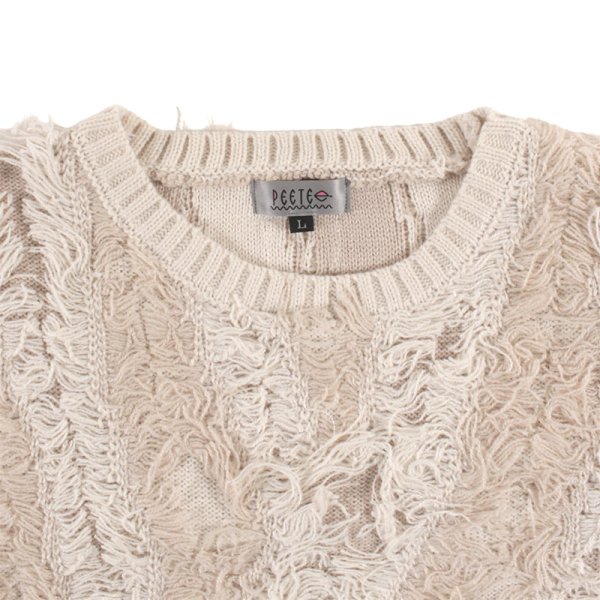 画像3: PeeTee. (ピーティー) “FRINGE JACQUARD KNIT” (3)