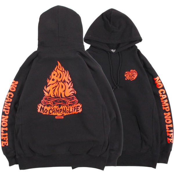 画像1: KINGSIZE（キングサイズ）“BON FIRE HOODY” (1)