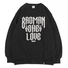 画像1: KINGSIZE（キングサイズ）“BADMAN SHE LOVE CREW SWEAT” (1)