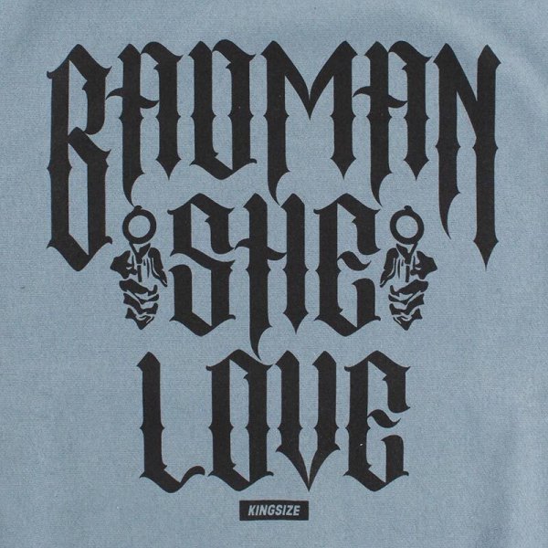 画像4: KINGSIZE（キングサイズ）“BADMAN SHE LOVE CREW SWEAT” (4)