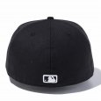 画像2: NEWERA（ニューエラ）“59FIFTY ロサンゼルス・ドジャース ブラック × ブラック ホワイトアウトライン” (2)