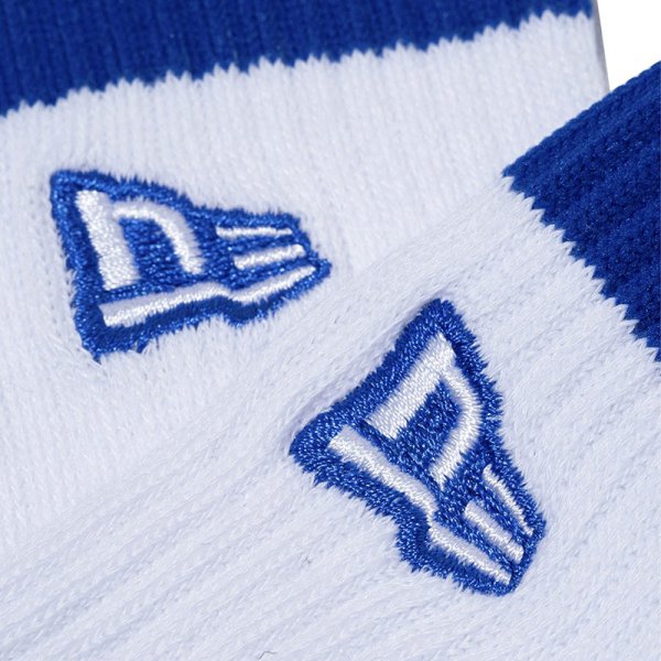 画像9: NEWERA（ニューエラ） “ソックス クルー 2ペア ライン フラッグロゴ エンブロイダリー ブラック/ブルー” (9)