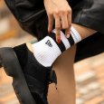 画像15: NEWERA（ニューエラ） “ソックス クルー 2ペア ライン フラッグロゴ エンブロイダリー ブラック/ブルー” (15)