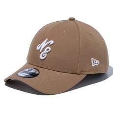 画像1: NEWERA（ニューエラ）“9FORTY クラシックロゴ カーキ × ホワイト” (1)