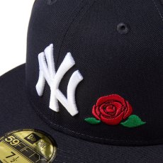 画像5: NEWERA（ニューエラ）“59FIFTY With Rose ニューヨーク・ヤンキース ネイビー” (5)