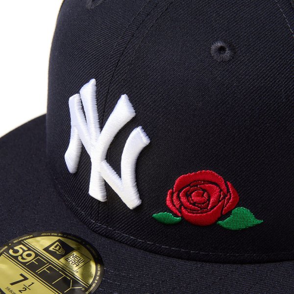 画像5: NEWERA（ニューエラ）“59FIFTY With Rose ニューヨーク・ヤンキース ネイビー” (5)