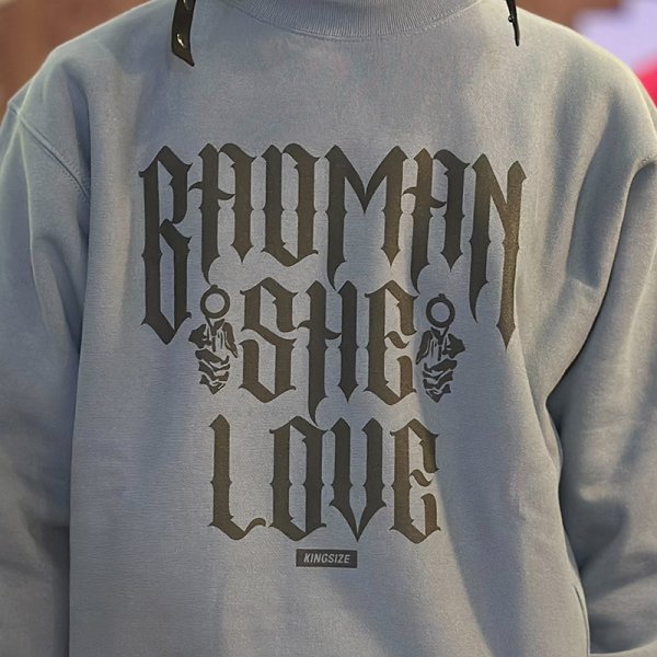 画像11: KINGSIZE（キングサイズ）“BADMAN SHE LOVE CREW SWEAT” (11)