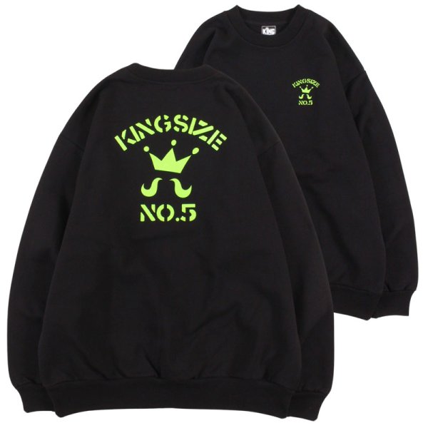 画像1: KINGSIZE（キングサイズ）“No.5 CREW SWEAT” (1)