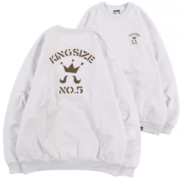 画像1: KINGSIZE（キングサイズ）“No.5 CREW SWEAT” (1)