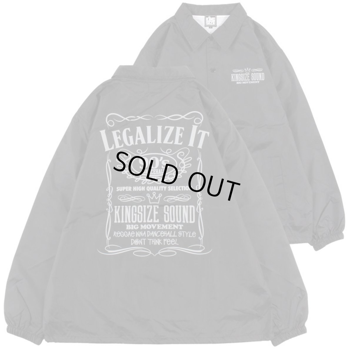 画像1: KINGSIZE（キングサイズ）“JACK KING COACH JACKET” (1)