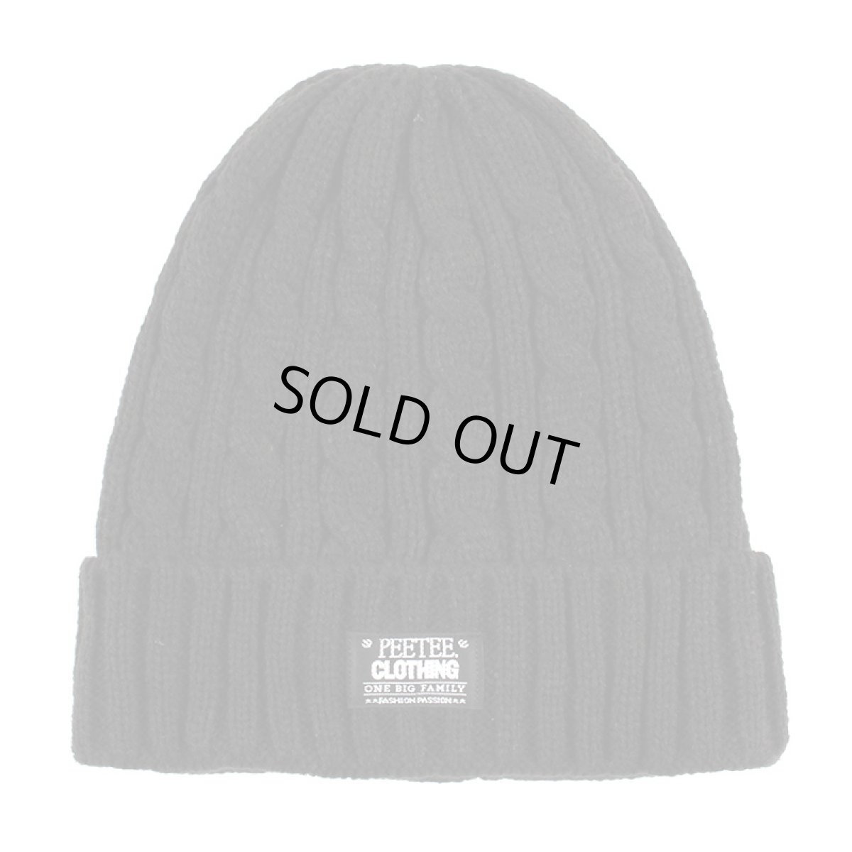 画像1: PeeTee. (ピーティー) “CABLE KNIT CAP” (1)