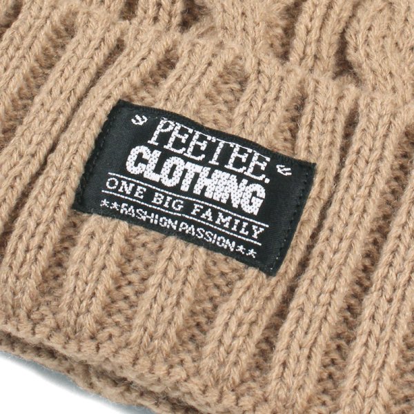 画像3: PeeTee. (ピーティー) “CABLE KNIT CAP” (3)