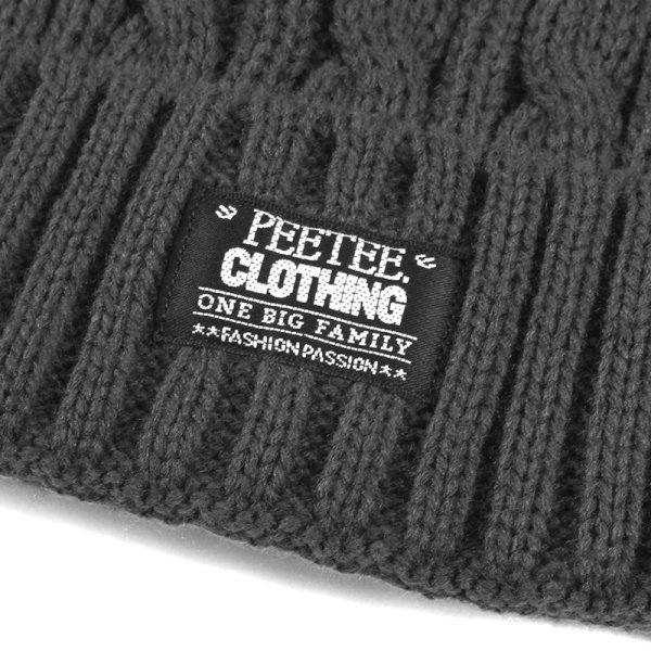 画像3: PeeTee. (ピーティー) “CABLE KNIT CAP” (3)