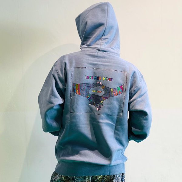 画像13: PeeTee. (ピーティー) “MULTI COLOR LOVE AND PEACE HOODIE” (13)