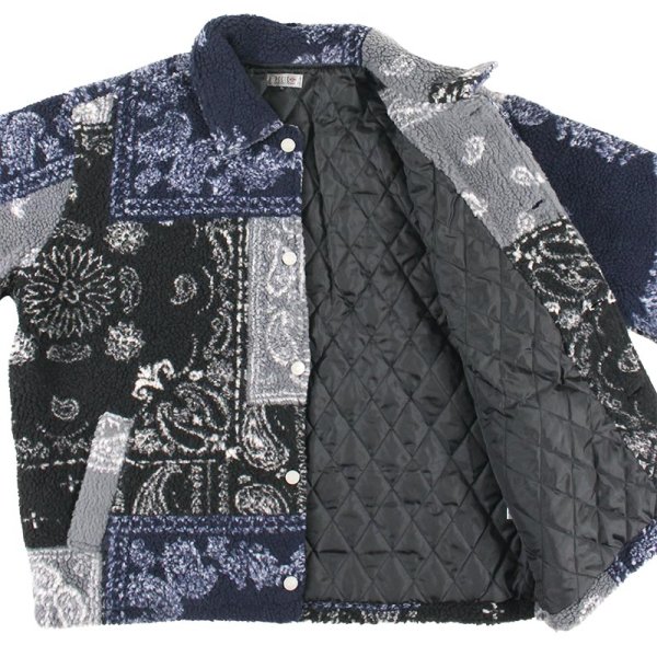 画像11: PeeTee. (ピーティー) “PATCHWORK BOA JACKET” (11)