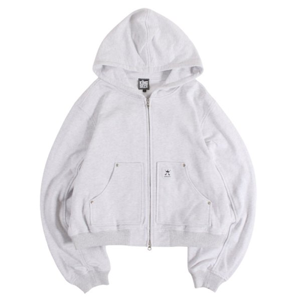 画像1: KINGSIZE（キングサイズ）“RIVET ZIP HOODY” (1)