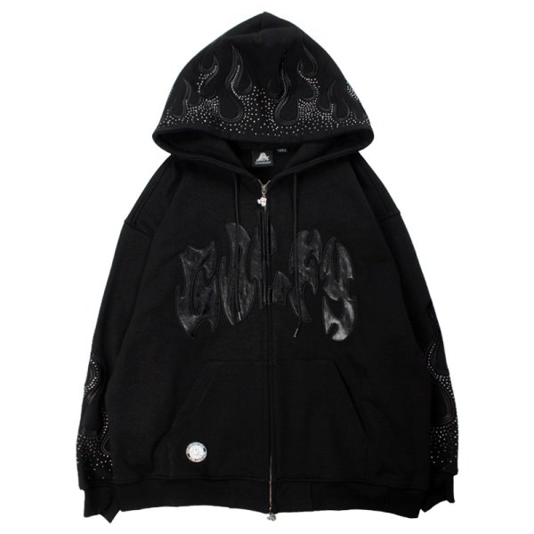 画像3: GALFY(ガルフィー) “ファイヤーピカピカZIPパーカー” (3)