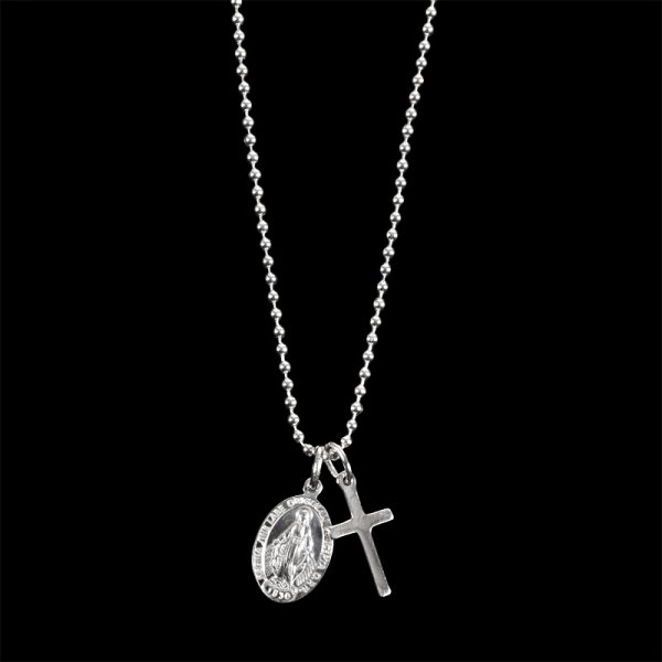 画像3: 【2026.01.27再入荷】KINGSIZE（キングサイズ）“CROSS & MARIA NECKLACE” (3)