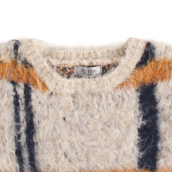 画像3: PeeTee. (ピーティー) “MOHAIR CHECK KNIT” (3)