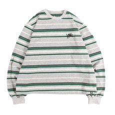 画像1: KINGSIZE（キングサイズ）“DRAW LOGO BORDER L/S TEE” (1)