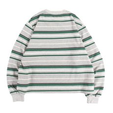 画像2: KINGSIZE（キングサイズ）“DRAW LOGO BORDER L/S TEE” (2)