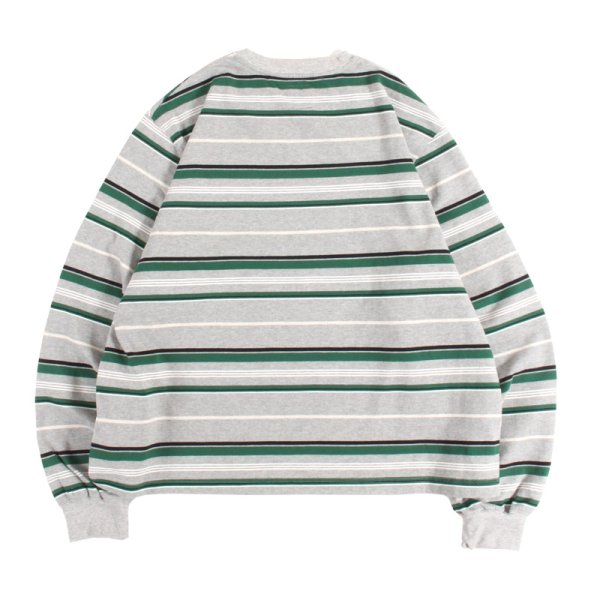 画像2: KINGSIZE（キングサイズ）“DRAW LOGO BORDER L/S TEE” (2)