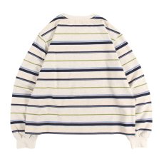 画像2: KINGSIZE（キングサイズ）“DRAW LOGO BORDER L/S TEE” (2)