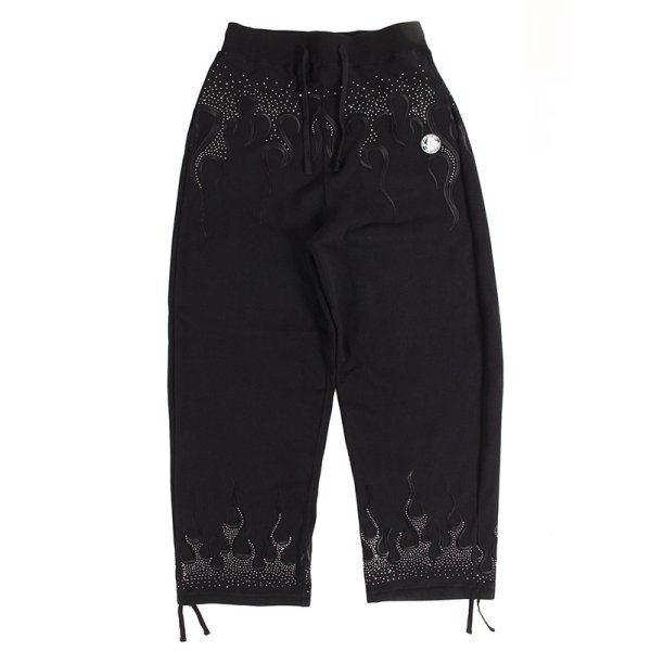 画像3: GALFY(ガルフィー) “ファイヤーピカピカスウェットパンツ” (3)