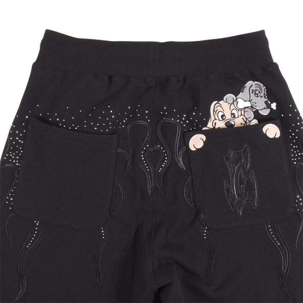 画像9: GALFY(ガルフィー) “ファイヤーピカピカスウェットパンツ” (9)