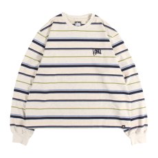 画像1: KINGSIZE（キングサイズ）“DRAW LOGO BORDER L/S TEE” (1)