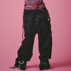 画像1: GALFY(ガルフィー) “ファイヤーピカピカスウェットパンツ” (1)