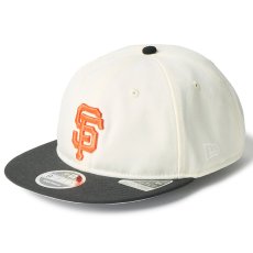 画像1: NEWERA（ニューエラ）“RC 9FIFTY Flat Visor powered by GORO (min-nano) サンフランシスコ・ジャイアンツ クローム/ブラック” (1)