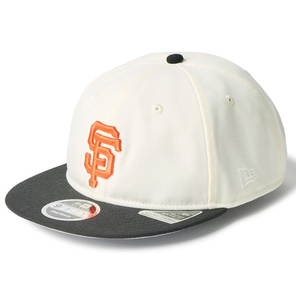 画像1: NEWERA（ニューエラ）“RC 9FIFTY Flat Visor powered by GORO (min-nano) サンフランシスコ・ジャイアンツ クローム/ブラック” (1)
