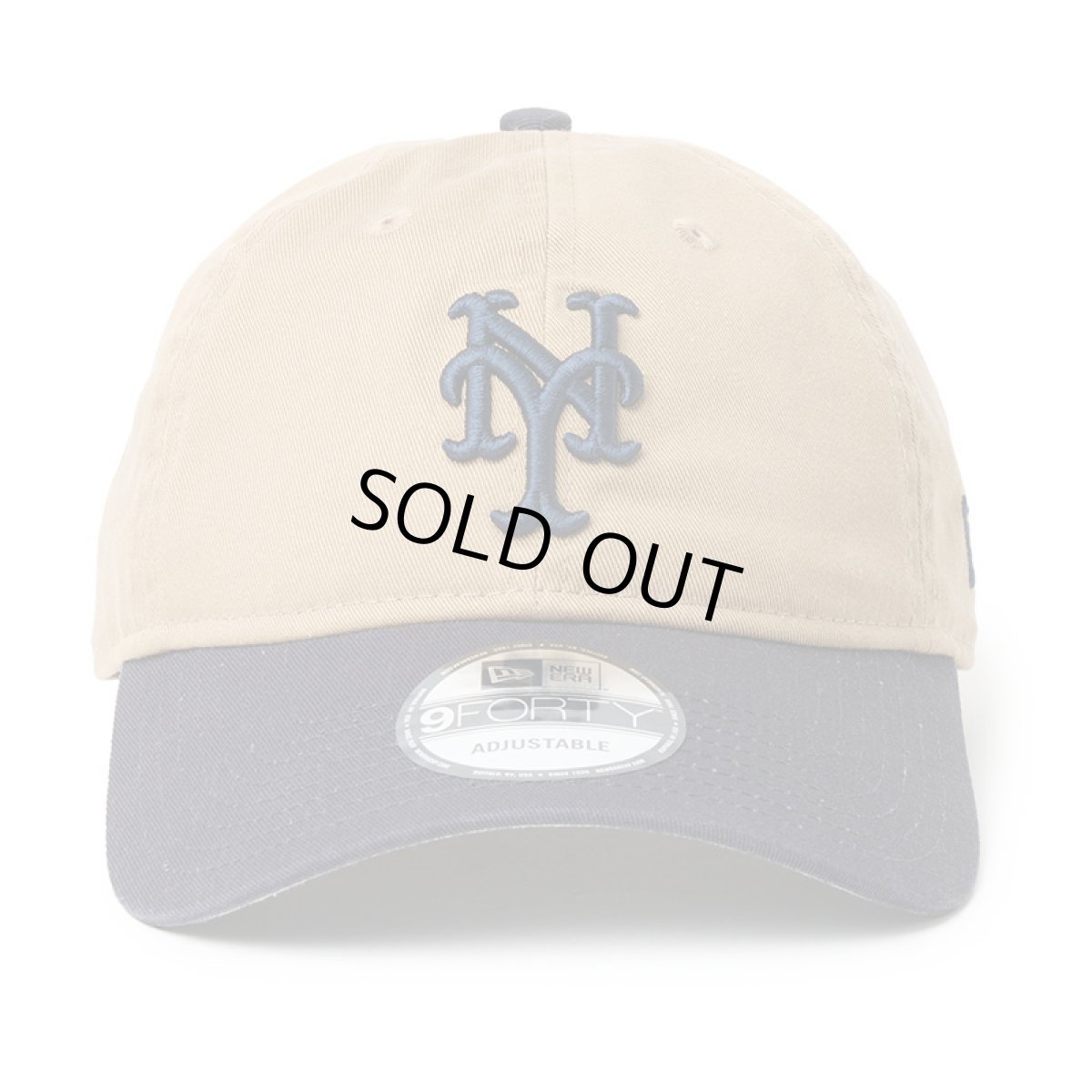 画像2: NEWERA（ニューエラ）“9FORTY MLB アンストラクチャード Unstructured ニューヨーク・メッツ カーキネイビー” (2)