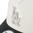画像8: NEWERA（ニューエラ）“9FORTY A-Frame MLB パール バッジ Pearl Badge ロサンゼルス・ドジャース ブラック/クロームホワイト” (8)