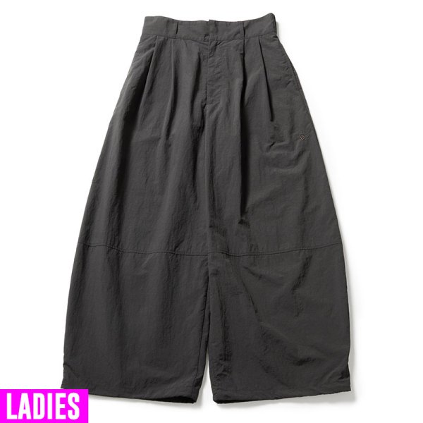 画像1: [レディース] NEWERA（ニューエラ）“Women's ナイロン イージーパンツ チャコールグレー” (1)