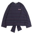 画像2: [レディース] PeeTee. (ピーティー) “BACK DESIGN BORDER L/S TEE” (2)
