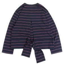 画像4: [レディース] PeeTee. (ピーティー) “BACK DESIGN BORDER L/S TEE” (4)