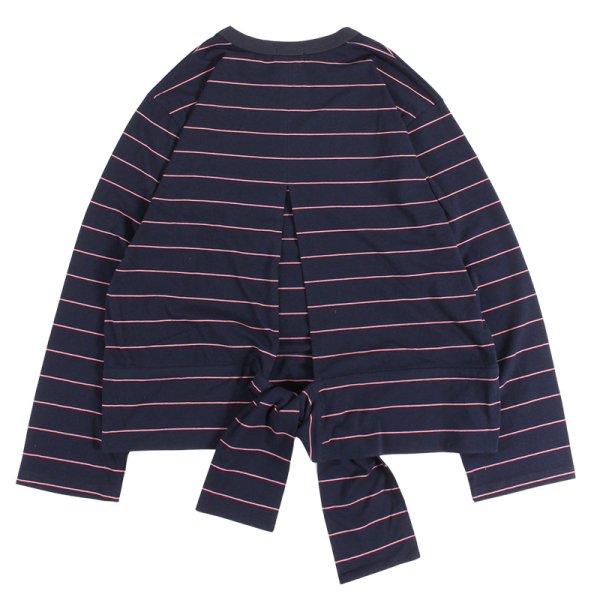 画像4: [レディース] PeeTee. (ピーティー) “BACK DESIGN BORDER L/S TEE” (4)