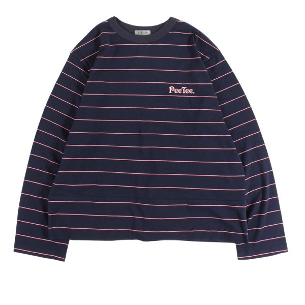 画像3: [レディース] PeeTee. (ピーティー) “BACK DESIGN BORDER L/S TEE” (3)
