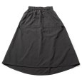 画像2: [レディース] NEWERA（ニューエラ）“Women's ナイロン ドローストリング スカート チャコールグレー” (2)